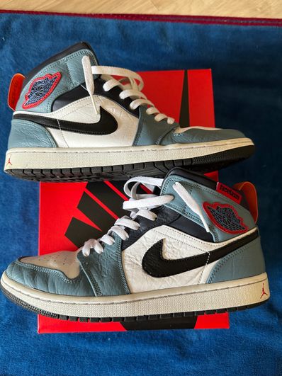 FACETASM × Nike Air Jordan 1 Mid "White/Navy"