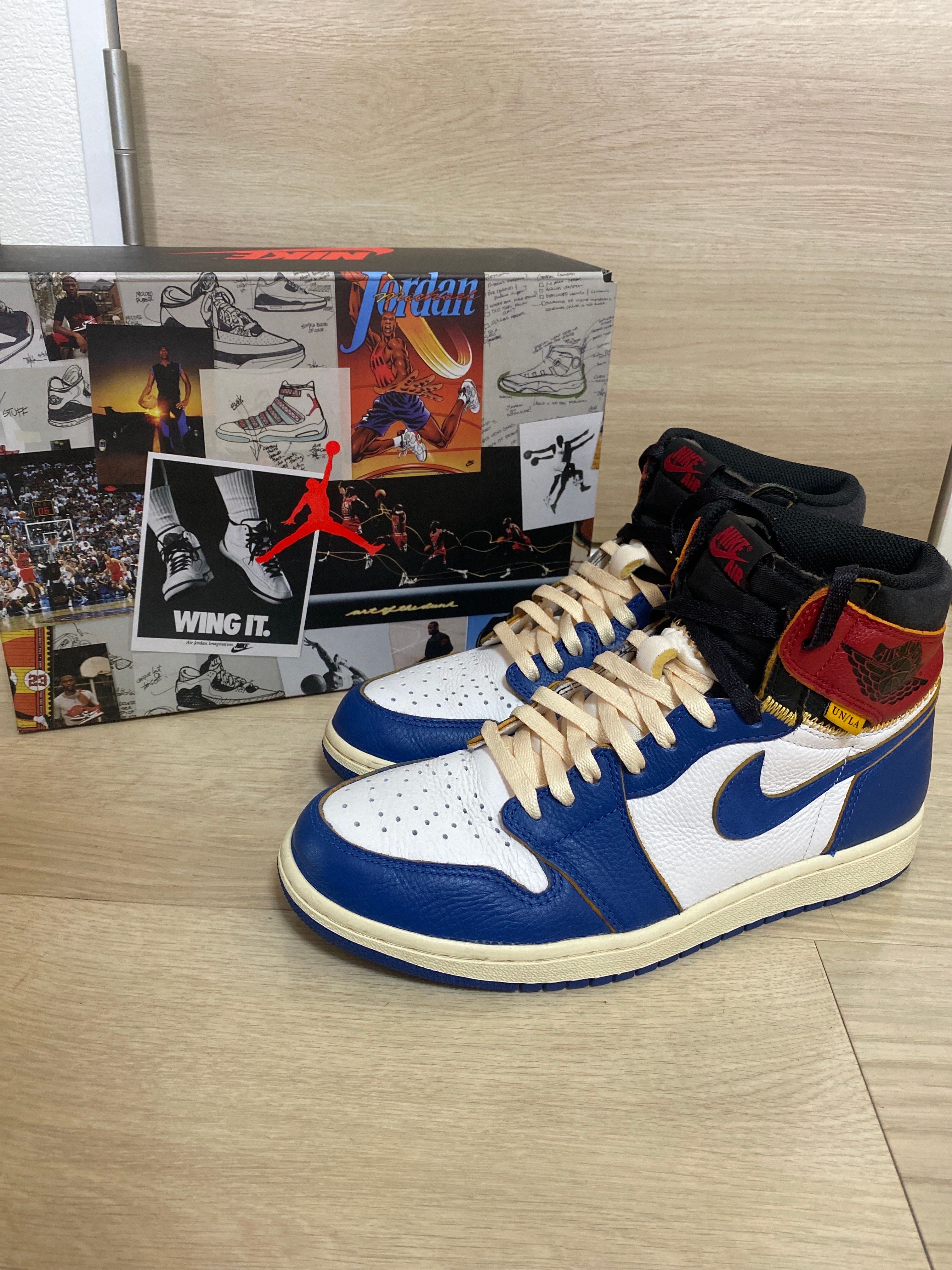 Union × Nike Air Jordan 1 Retro High OG NRG "Storm Blue/Varsity Red"