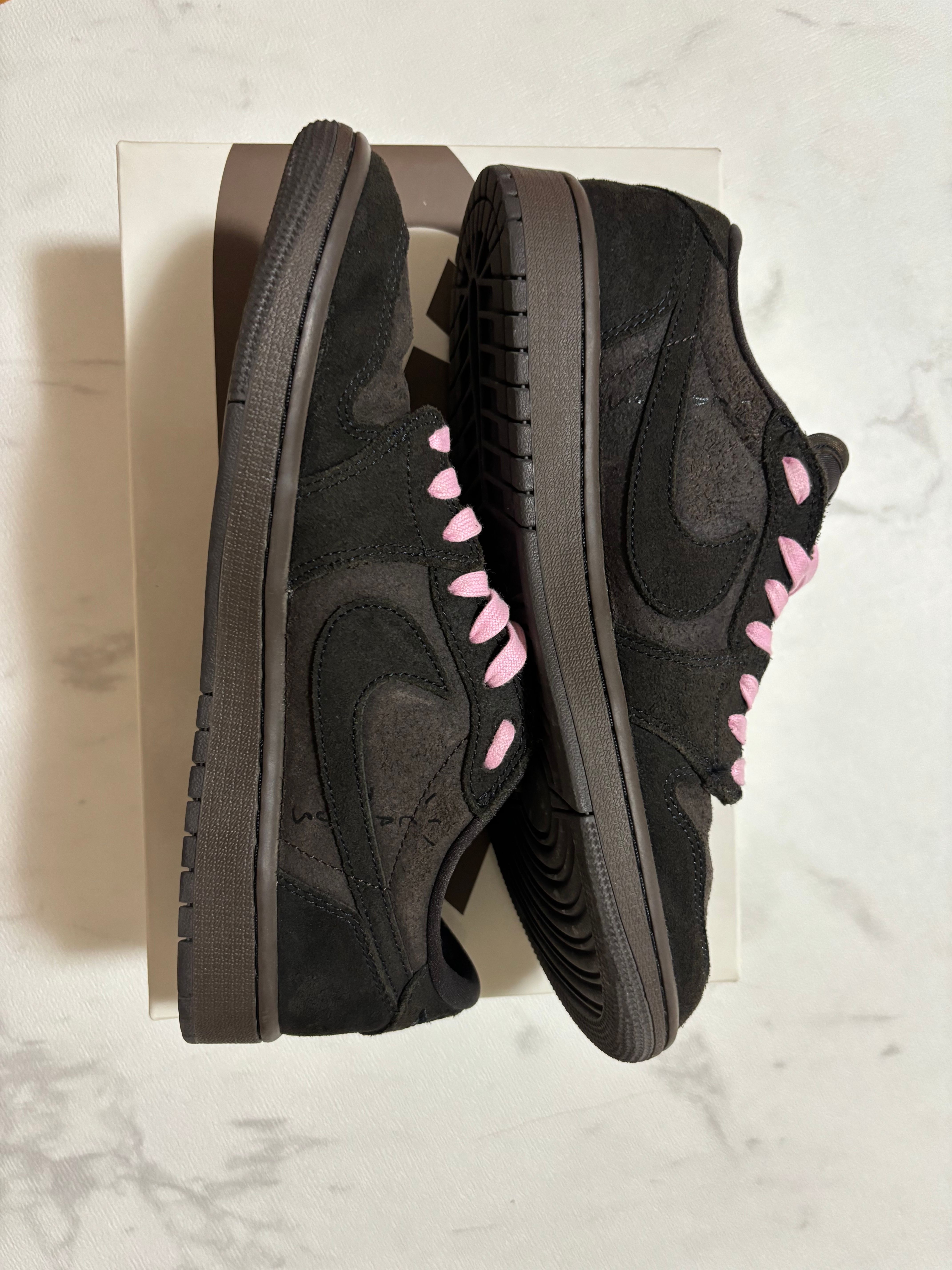 Travis Scott × Nike Air Jordan 1 Low OG SP "Velvet Brown and Dark Mocha"