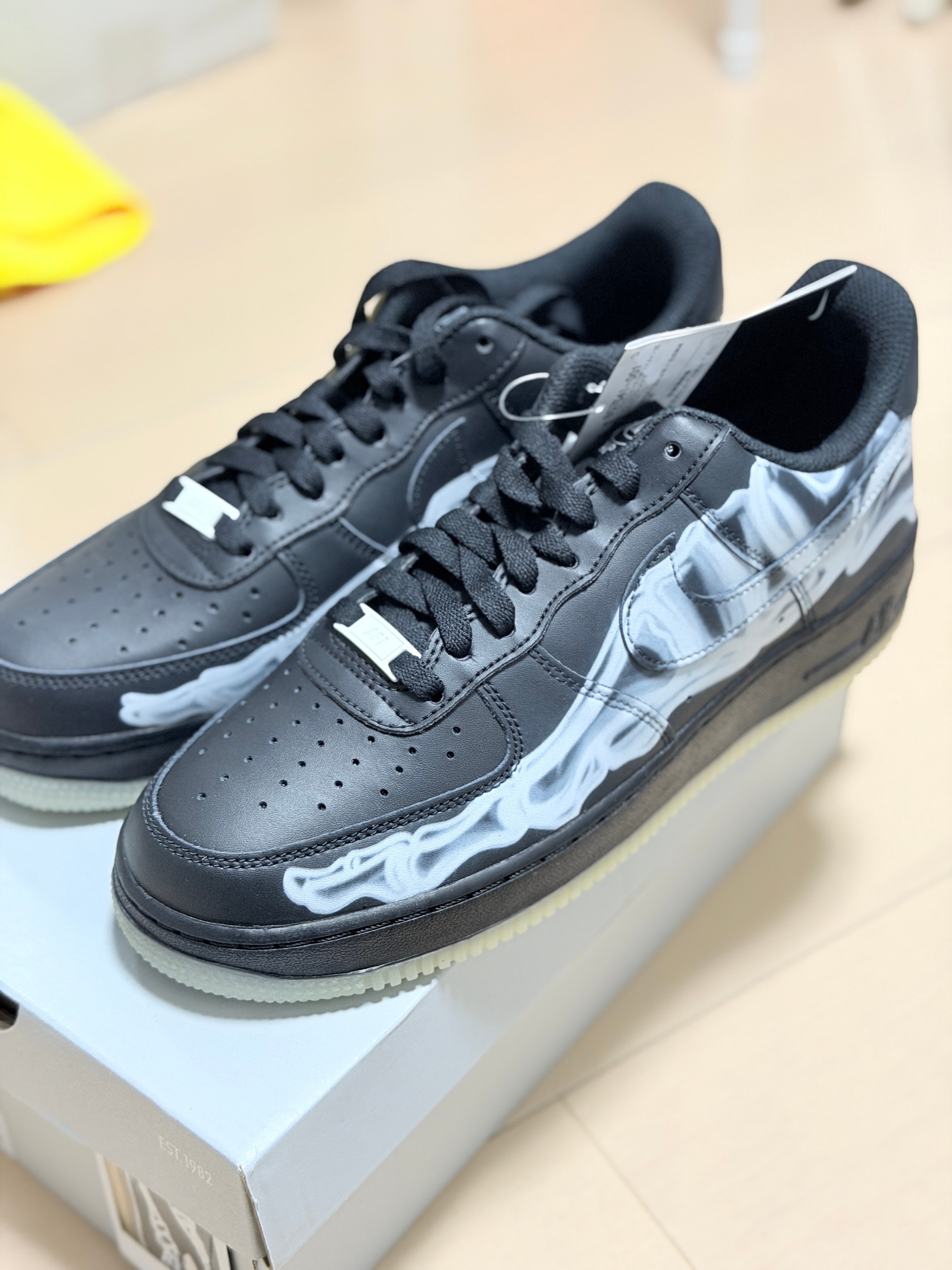 Nike Air Force 1 Low "Black Skeleton"