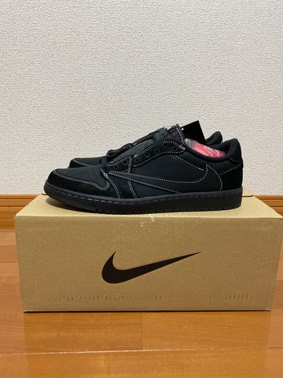 Travis Scott × Nike Air Jordan 1 Low OG SP "Black Phantom"