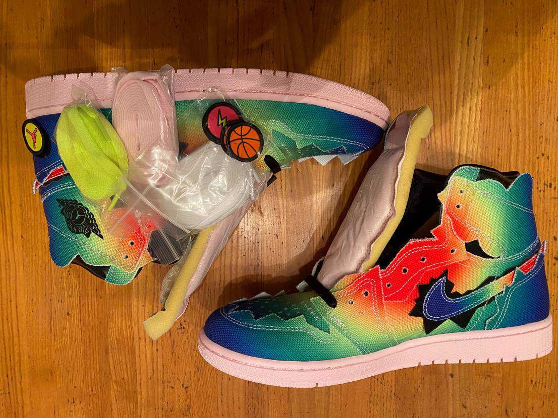 J Balvin × Nike Air Jordan 1 High OG "Rainbow"