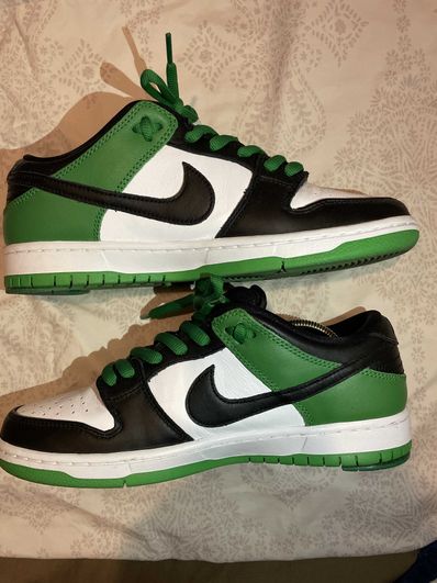 Nike SB Dunk Low Pro "Black and Classic Green"