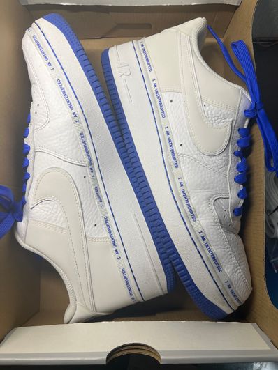 Uninterrupted × Nike Air Force 1 "White/Lapis Blue"
