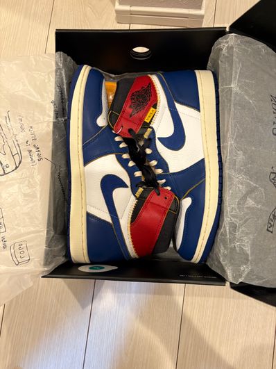 Union × Nike Air Jordan 1 Retro High OG NRG "Storm Blue/Varsity Red"