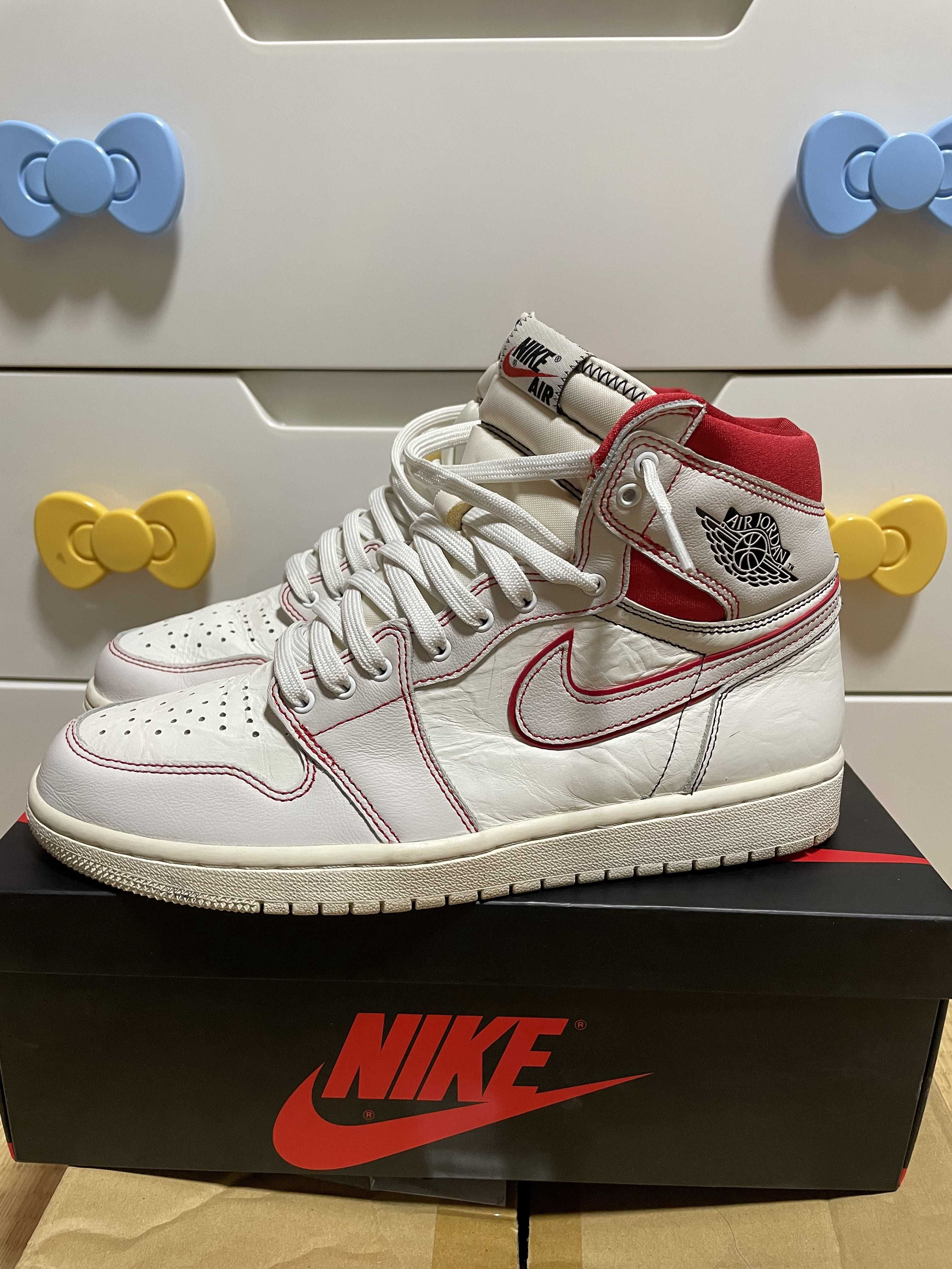 Nike Air Jordan 1 Retro High OG "Sail/University Red"     