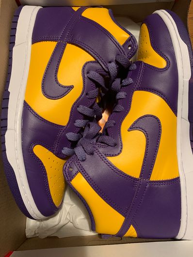 Nike Dunk High Retro "Lakers"
