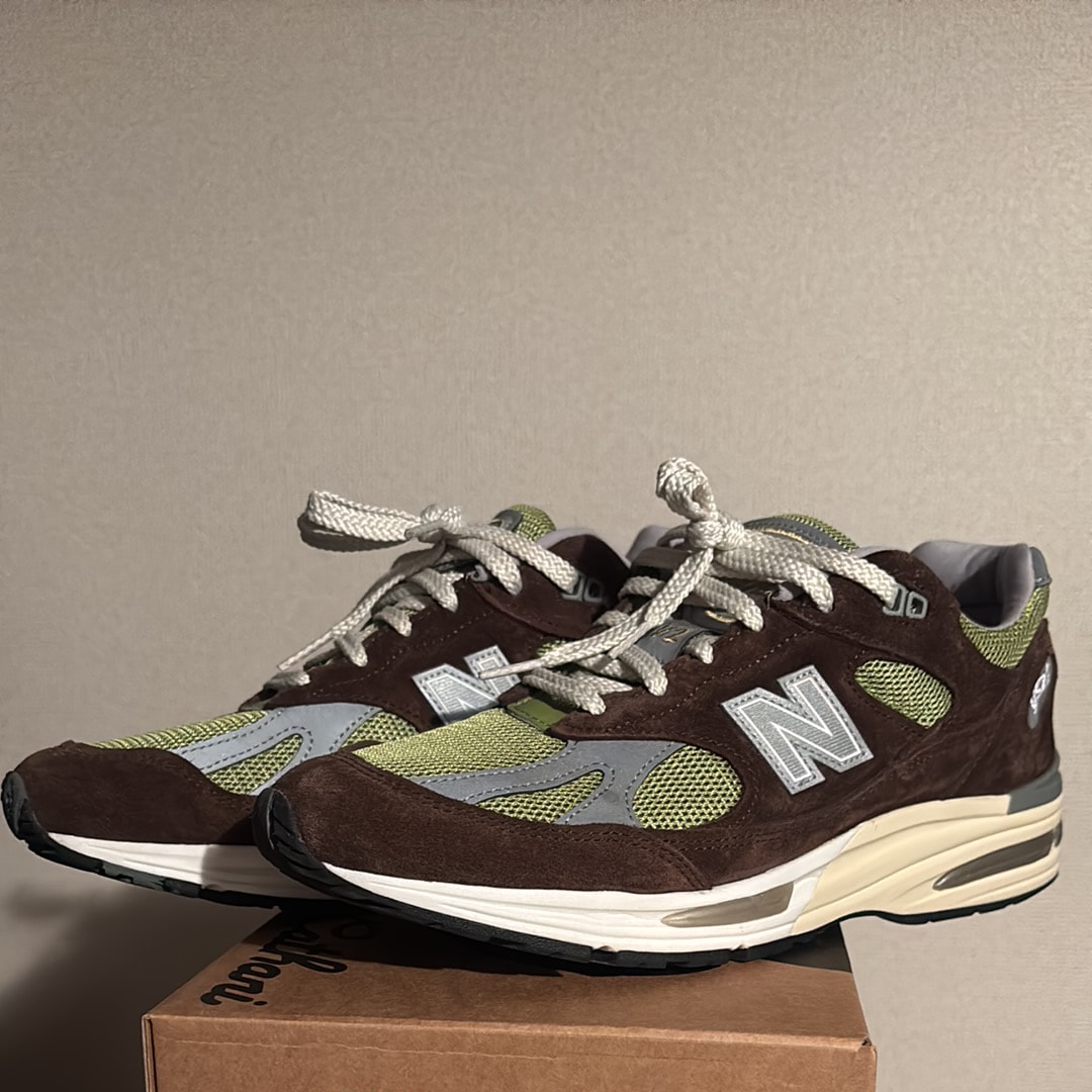 KITH × Danielle Cathari × New Balance 991V2 "Reverse Matcha"