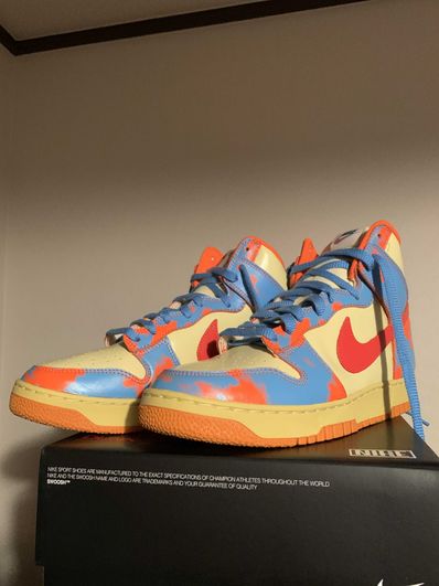 Nike Dunk High 1985 SP "Orange Acid Wash"