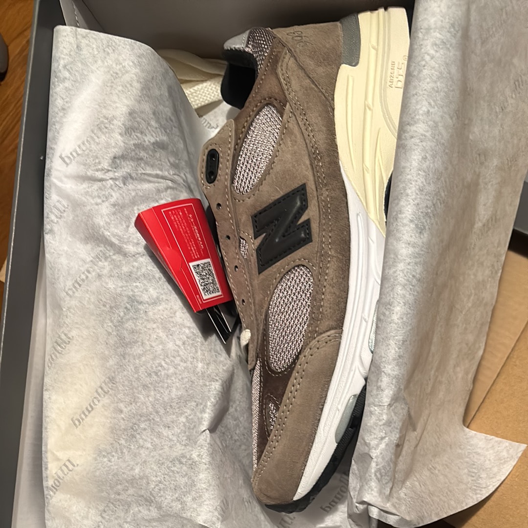 JJJJound × New Balance 993 "Mushroom/White"