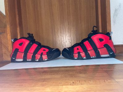 Nike Air More Uptempo '96 "Black and University Red"