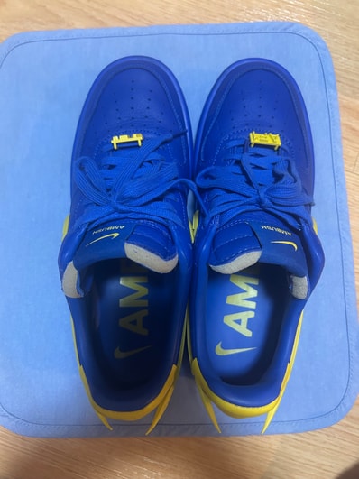 AMBUSH × Nike Air Force 1 Low "Game Royal and Vivid Sulfur"