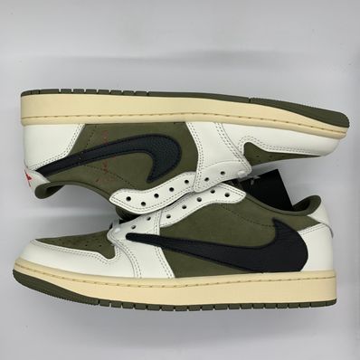 Travis Scott × Nike Air Jordan 1 Low OG SP "Reverse Olive"