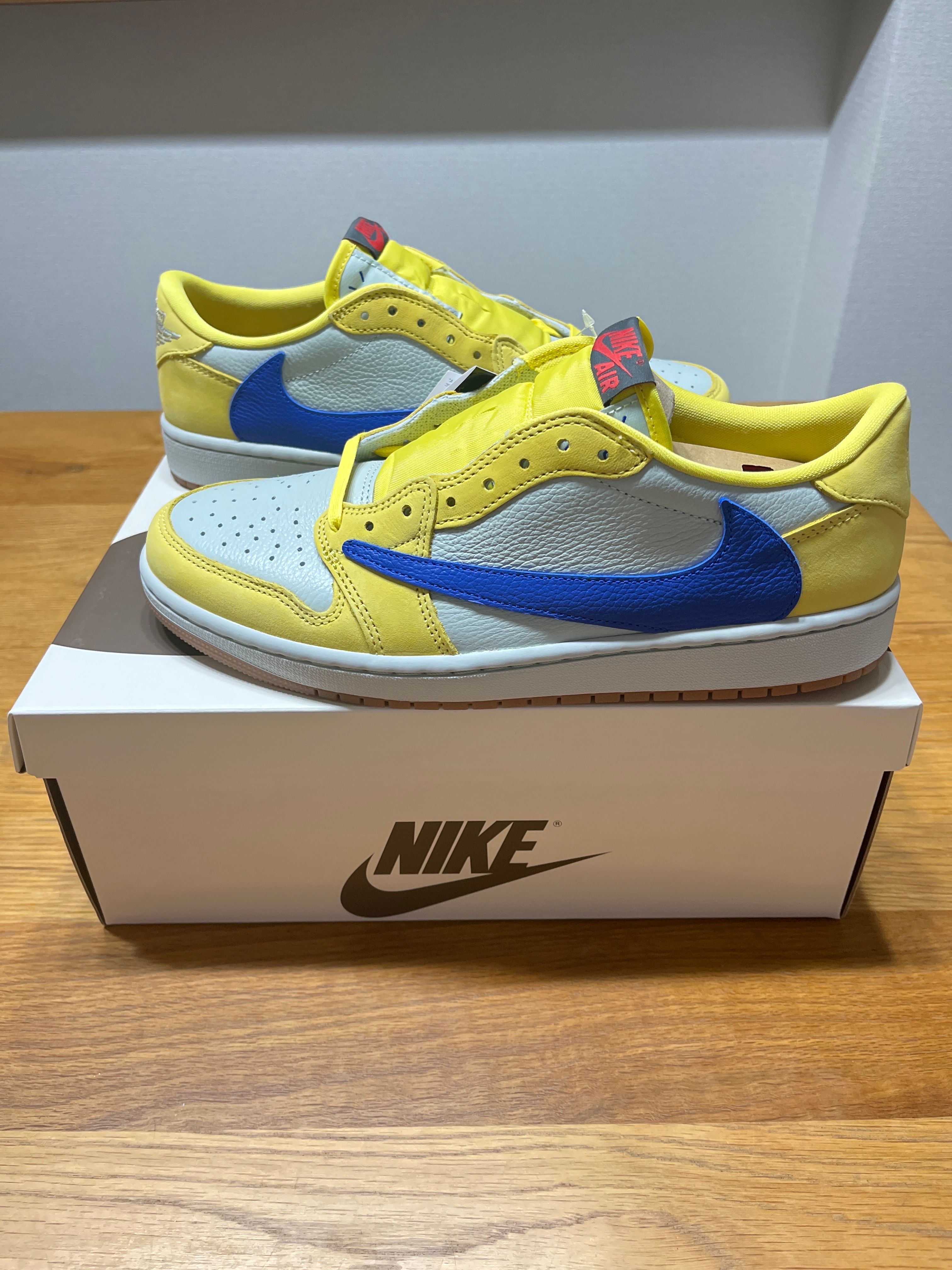 Travis Scott × Nike Women's Air Jordan 1 Retro Low OG "Canary"