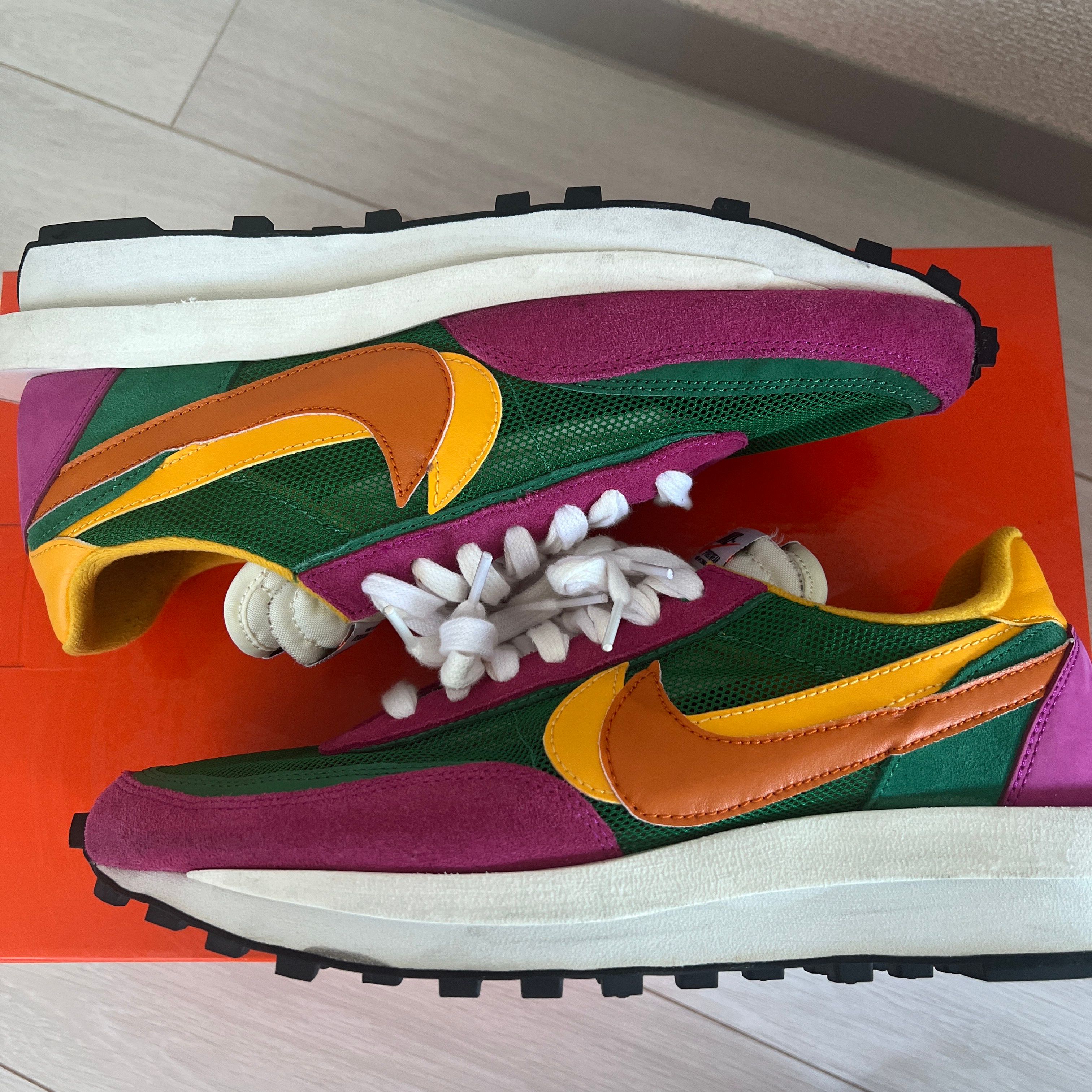 sacai × NIKE LDV WAFFLE "PINE GREEN"