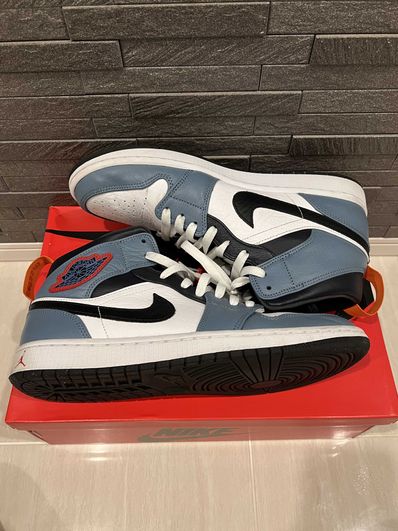FACETASM × Nike Air Jordan 1 Mid "White/Navy"