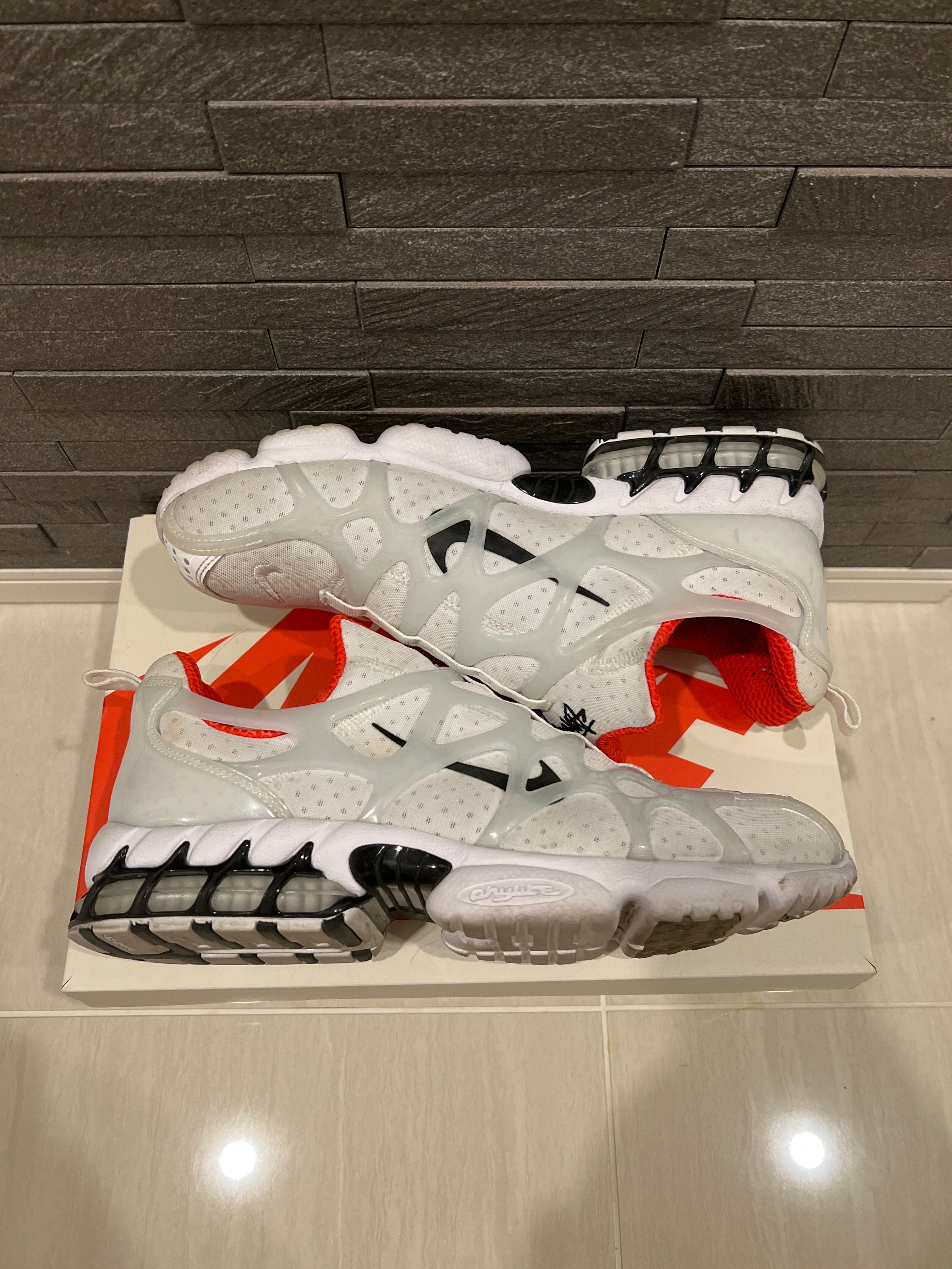 Stussy × Nike Air Zoom Kukini "White/Red"