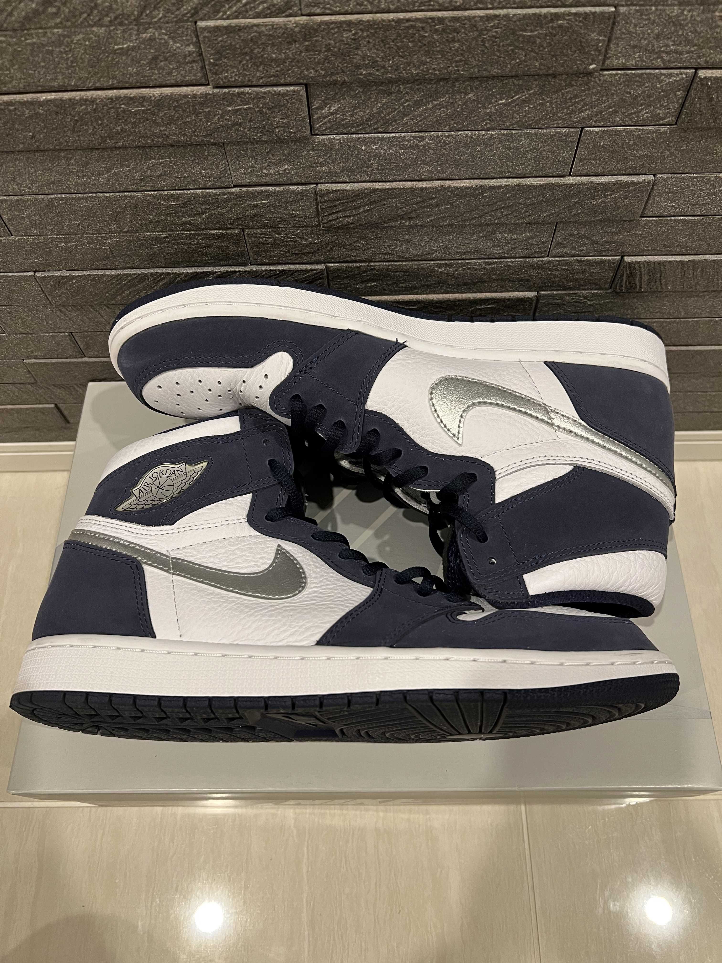 Nike Air Jordan 1 High OG CO.JP "White/Midnight Navy" (2020)(ブリーフケースなし)