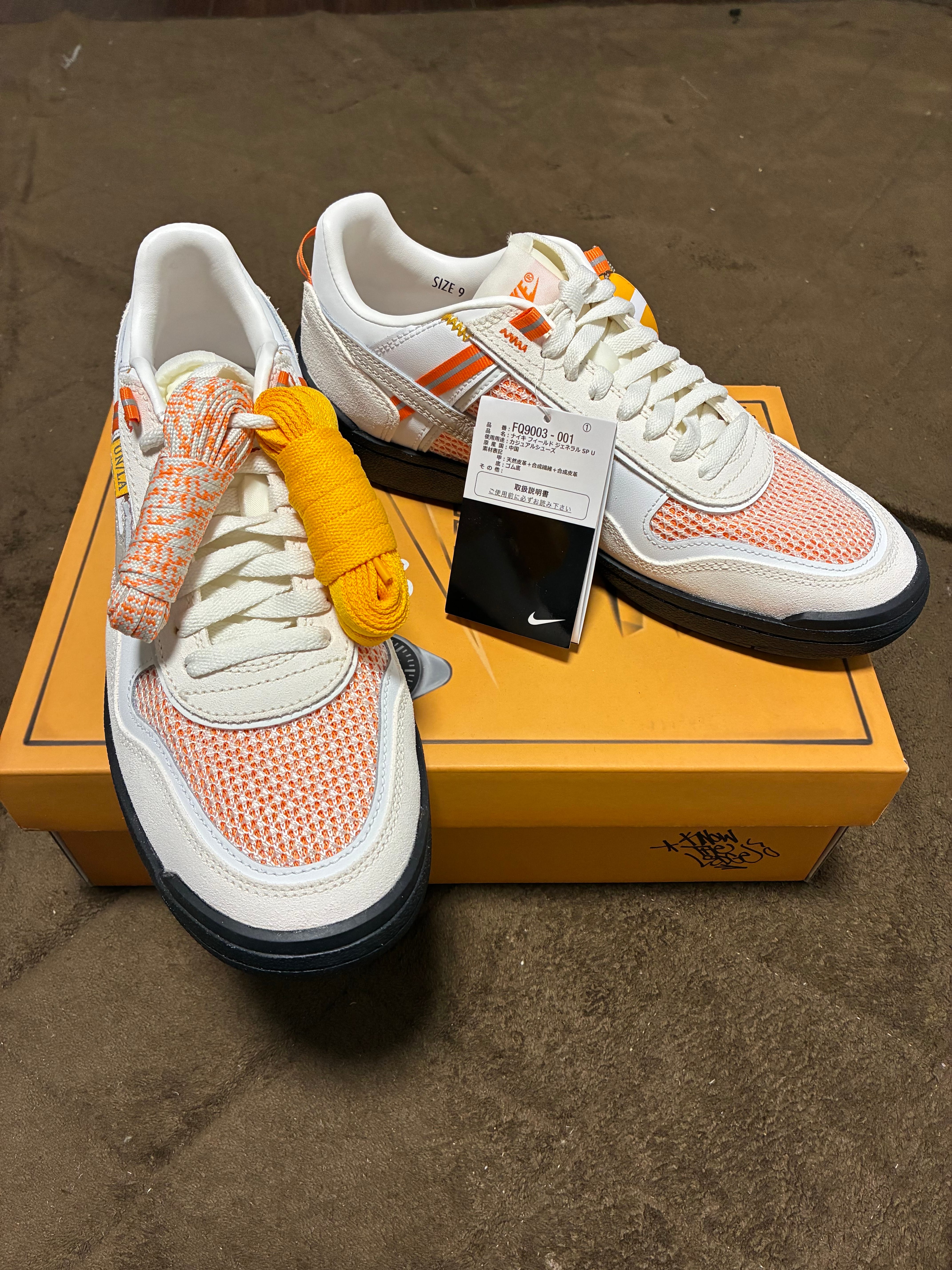 ユニオン × ナイキ フィールドジェネラル SP "アイボリー アンド オールウッド ブラウン"