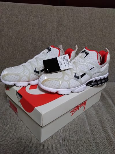 Stussy × Nike Air Zoom Kukini "White/Red"