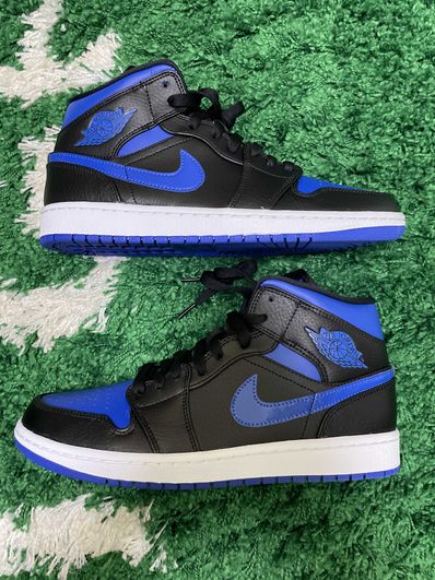NIKE AIR JORDAN 1 MID "BLACK/BLUE"