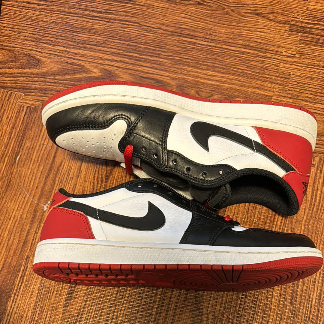 Nike Air Jordan 1 Retro Low OG "Black Toe"