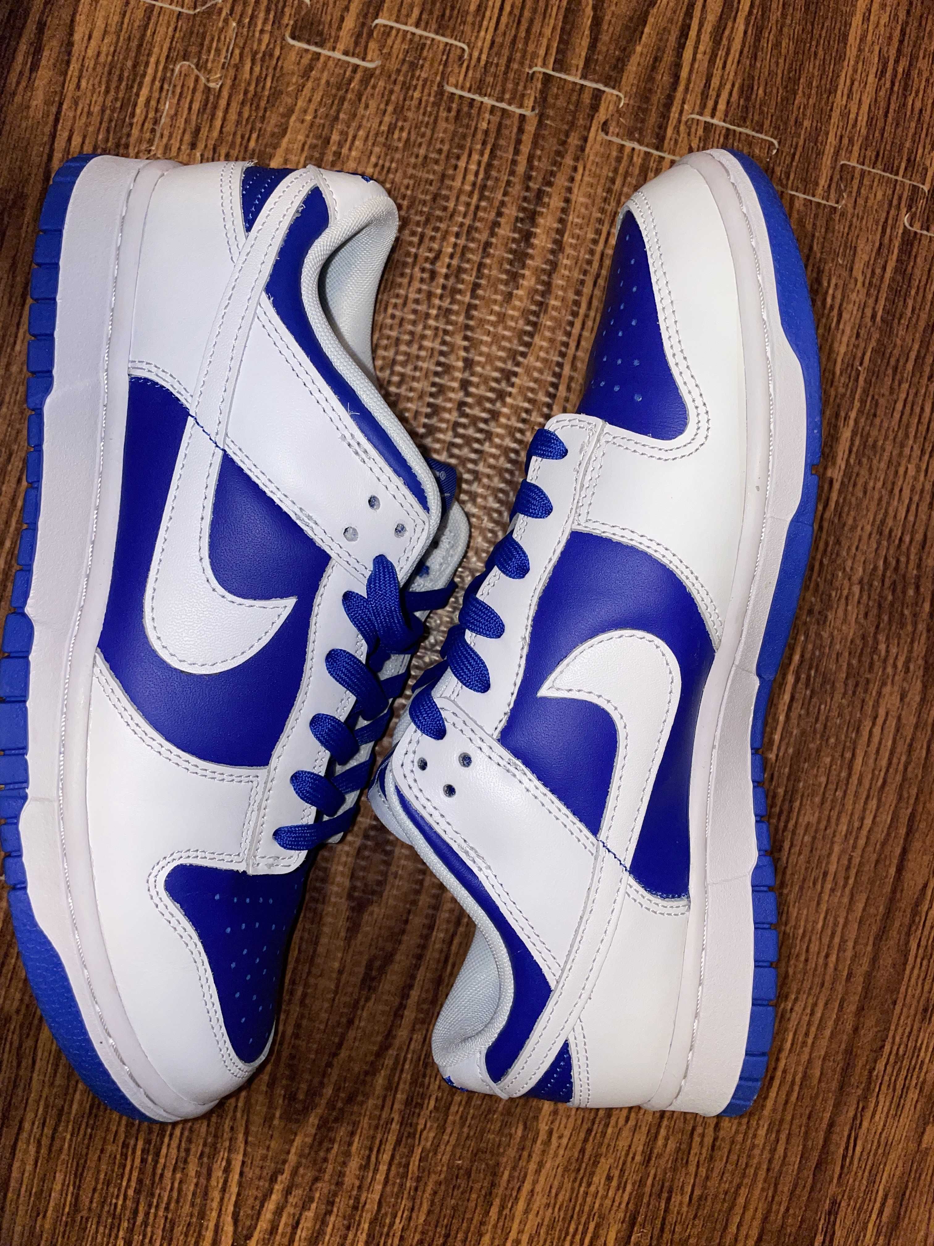Nike Dunk Low Retro "Racer Blue and White"