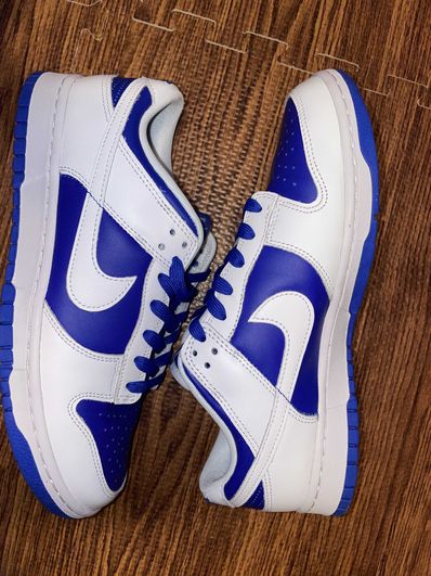 Nike Dunk Low Retro "Racer Blue and White"