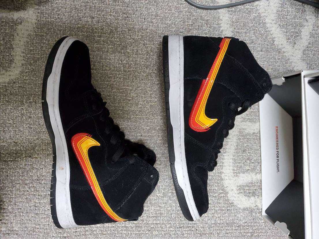 Nike SB Dunk High Pro "Black/Team Orange"
