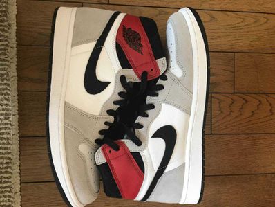 Nike Air Jordan 1 High OG "White/Black/Light Smoke Grey"