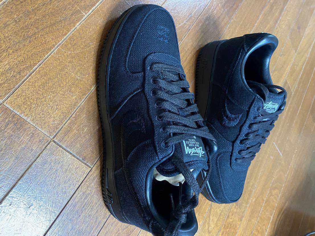 Stussy × Nike Air Force 1 Low "Triple Black"