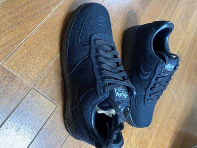 Stussy × Nike Air Force 1 Low "Triple Black"