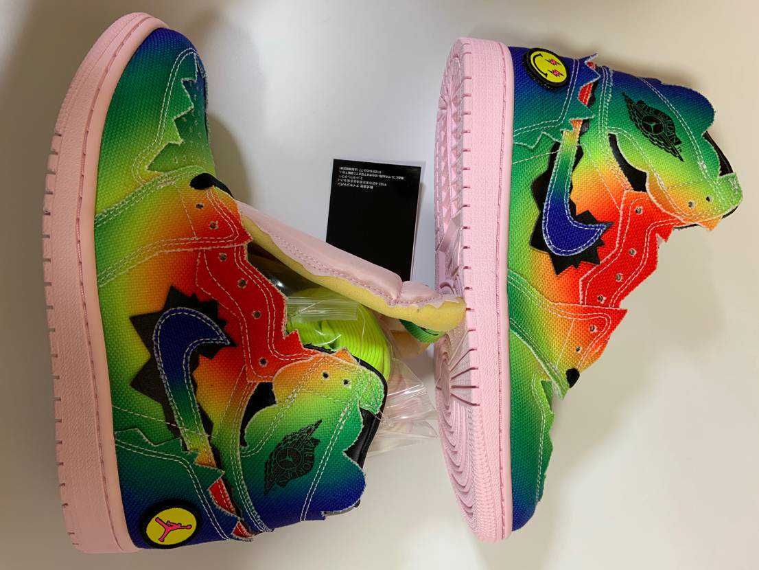 J Balvin × Nike Air Jordan 1 High OG "Rainbow"