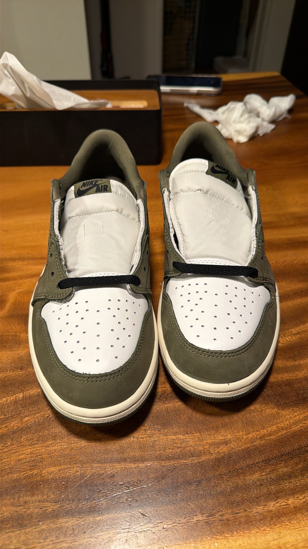 Nike Air Jordan 1 Low OG "Medium Olive and Summit White"