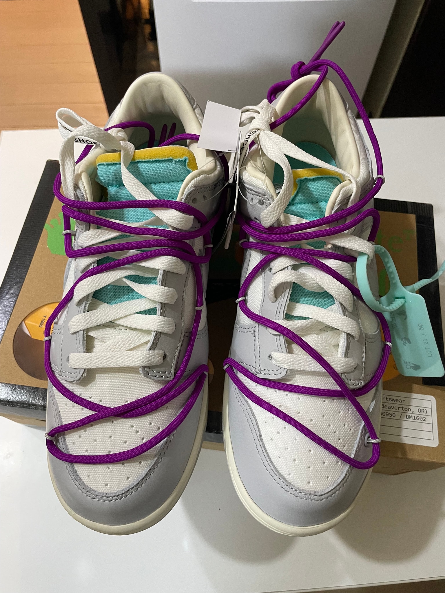 Off-White × Nike Dunk Low 1 of 50 "Lot.21"