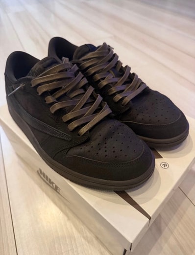 Travis Scott × Nike Air Jordan 1 Low OG SP "Velvet Brown and Dark Mocha"