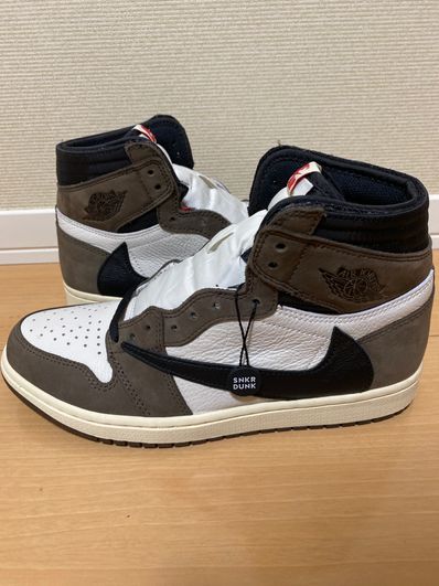 Travis Scott × Nike Air Jordan 1 Retro High OG TS SP "Sail/Dark Mocha"