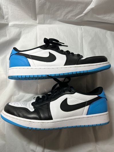 Nike Air Jordan 1 Low OG "Black and Dark Powder Blue/UNC"