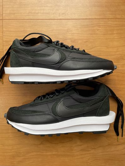 sacai × Nike LDV Waffle "Triple Black"