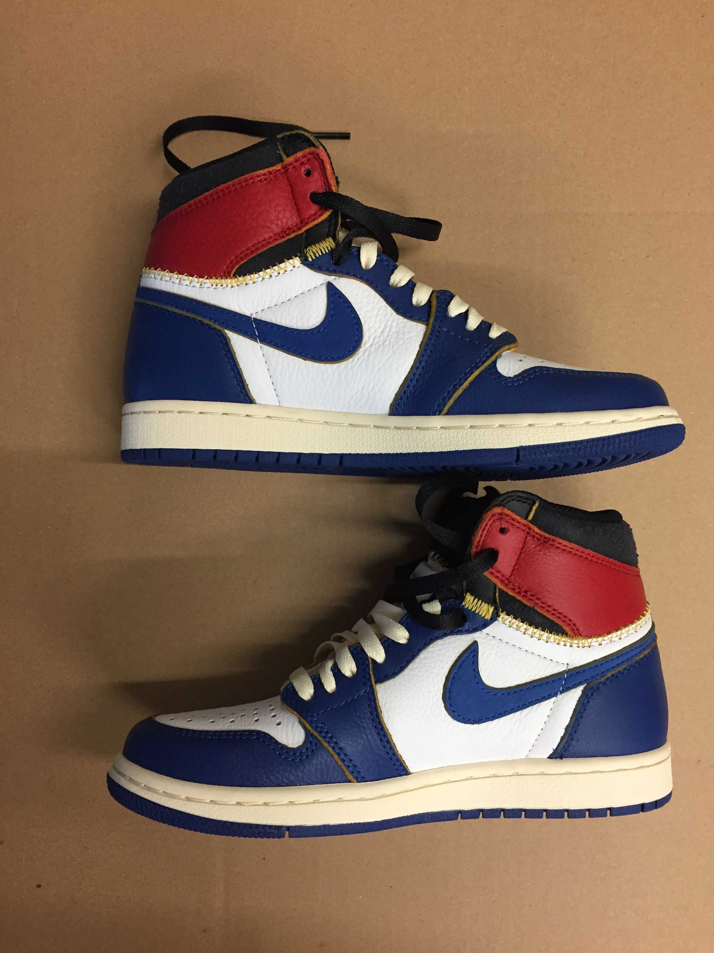 Union × Nike Air Jordan 1 Retro High OG NRG "Storm Blue/Varsity Red"