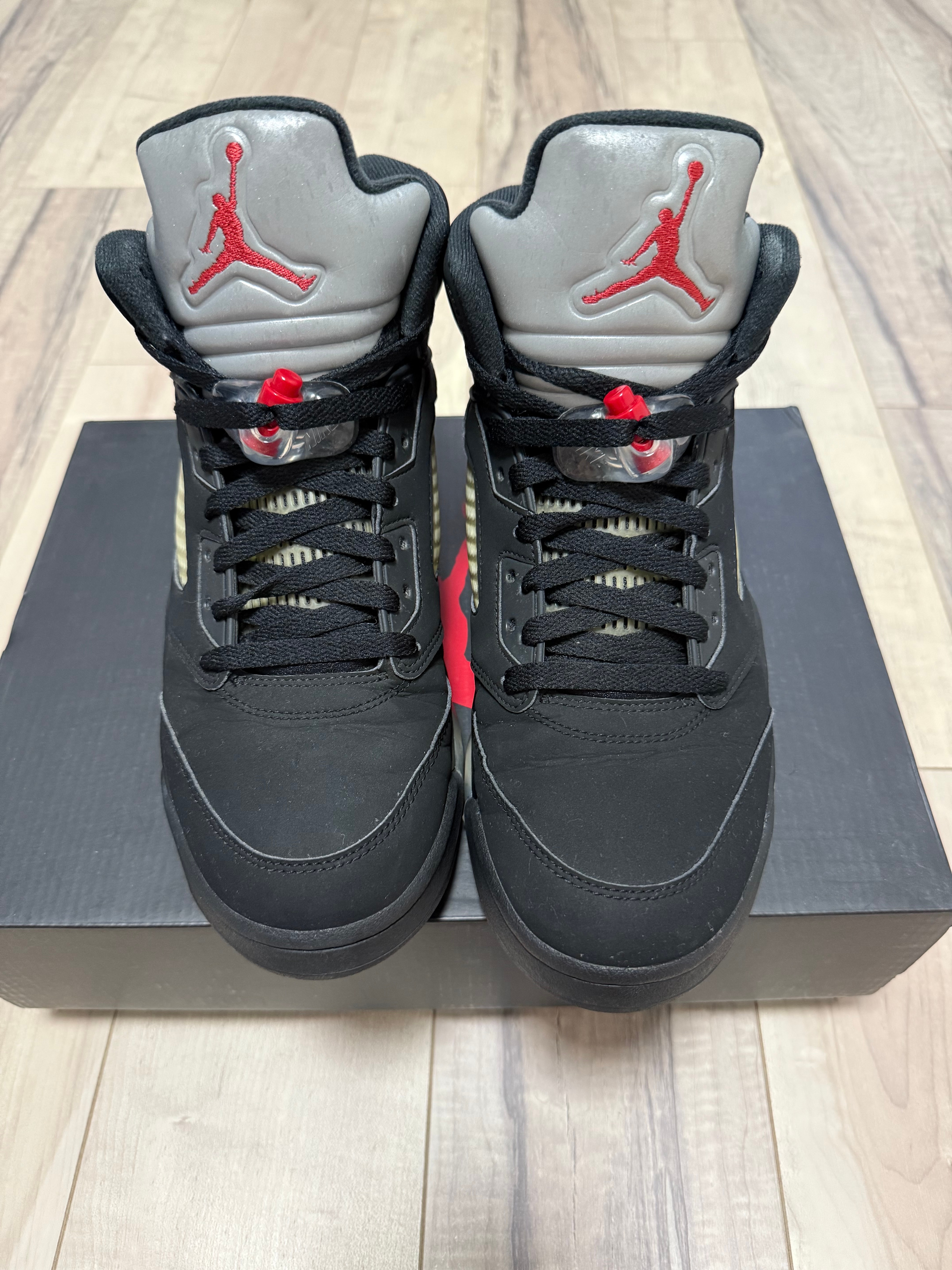 Nike Air Jordan 5 Retro OG "Black/Fire Red/Metallic Silver/White" (2016)