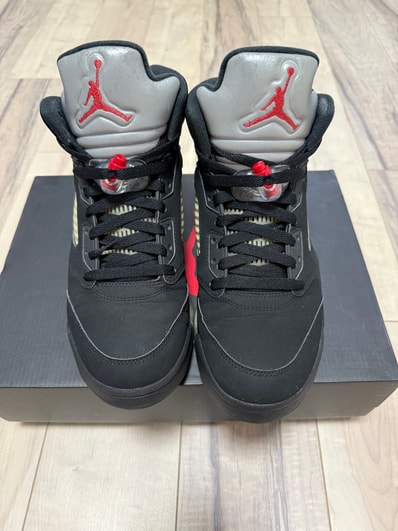 Nike Air Jordan 5 Retro OG "Black/Fire Red/Metallic Silver/White" (2016)