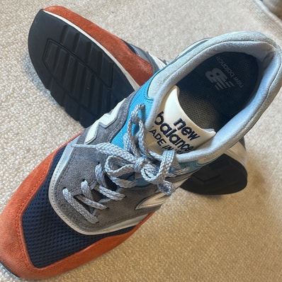 New Balance 997 Oversized "Blue/Orange"