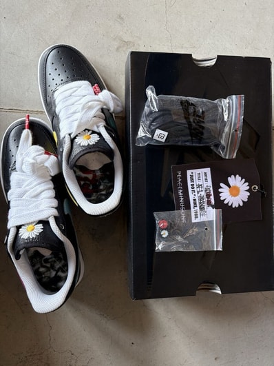PEACEMINUSONE × Nike Air Force 1 Low '07 Para-Noise 3.0 "Black and Multi-Color" / G-DRAGON