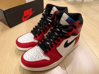 Spiderman × Nike Air Jordan 1 Origin Story "Gym Red/White/Photo Blue/Black"