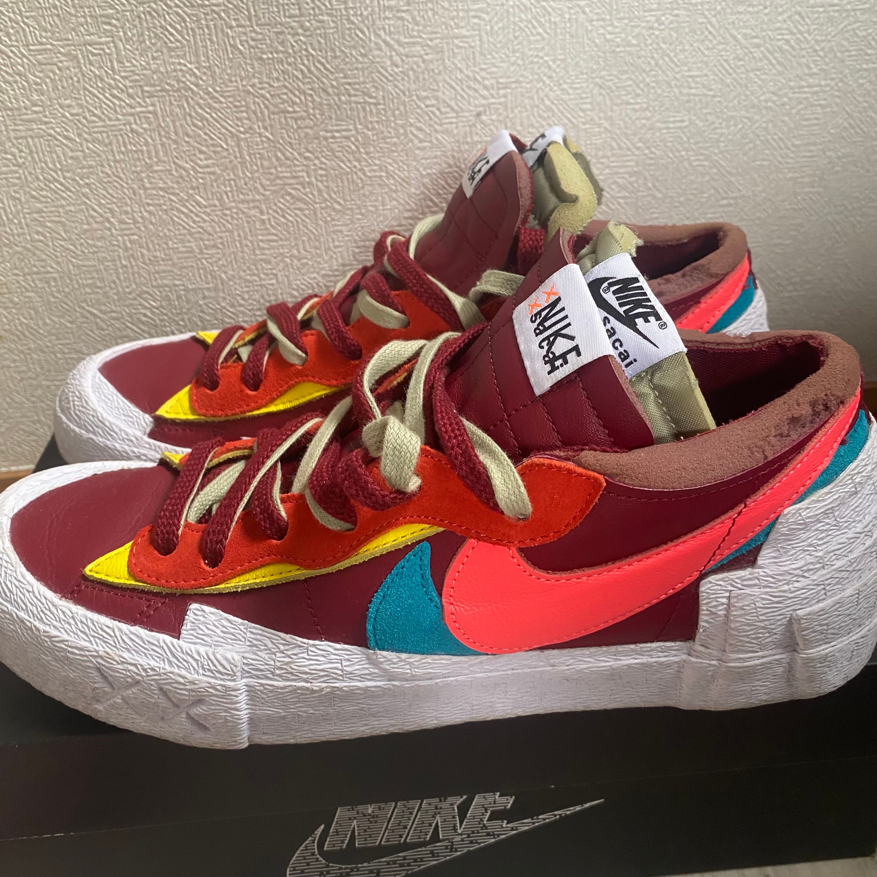 KAWS × sacai × Nike Blazer Low "Team Red"