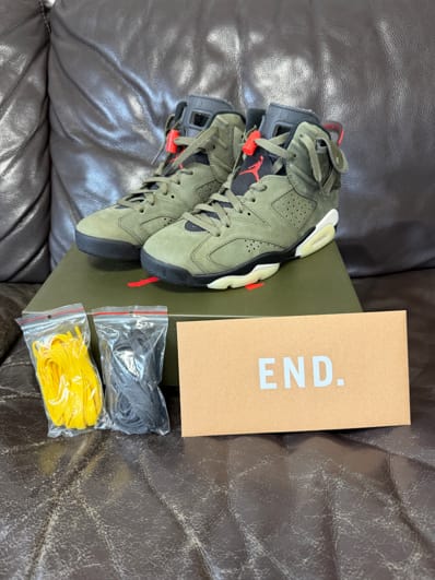 Travis Scott × Nike Air Jordan 6 Retro "Medium Olive"