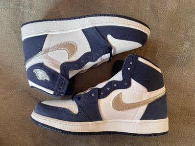 Nike GS Air Jordan 1 High OG CO.JP "Midnight Navy" (2020)(ブリーフケースなし)