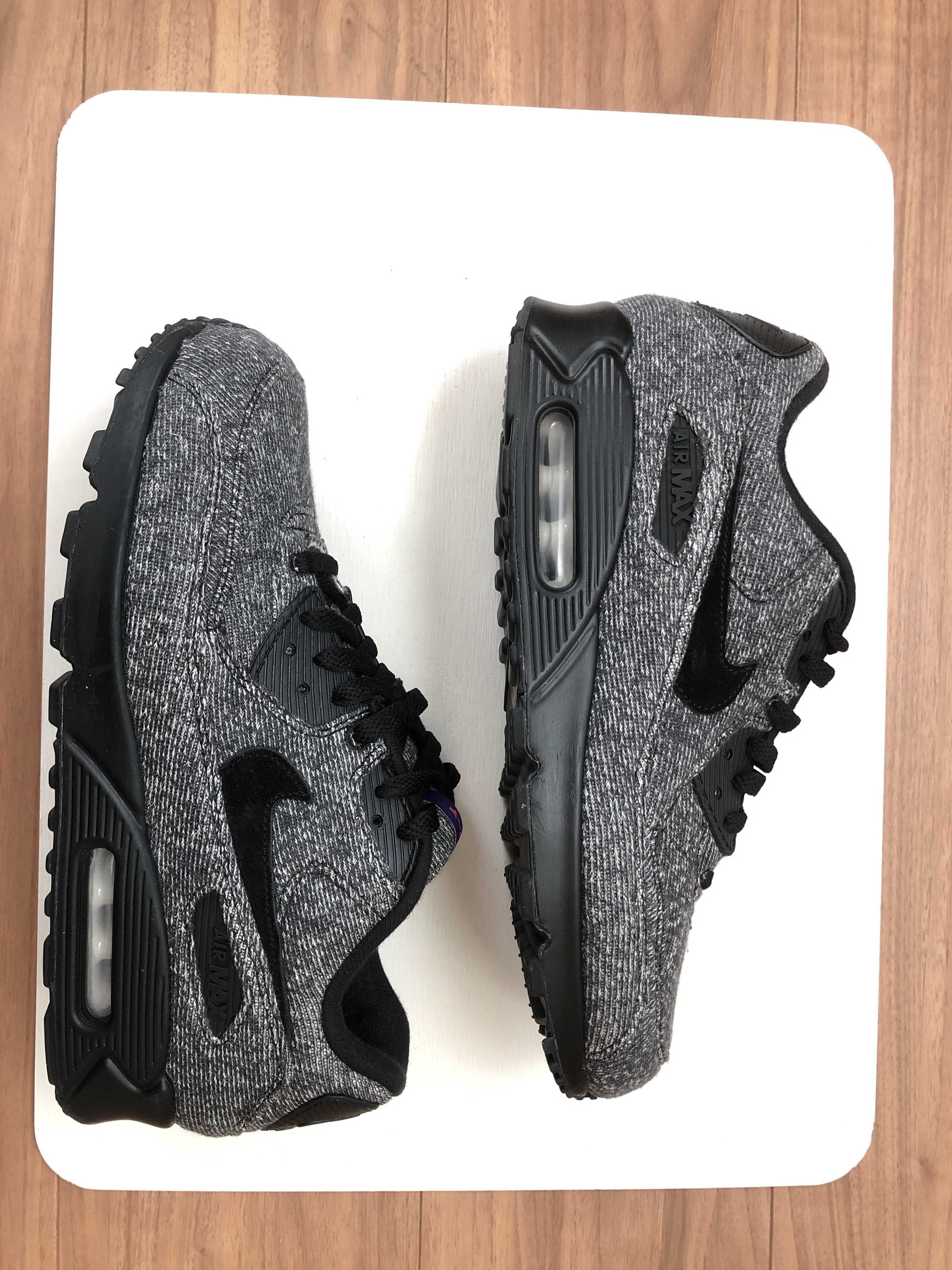 LOOPWHEELER × Nike Air Max 90 "Grey/Black"