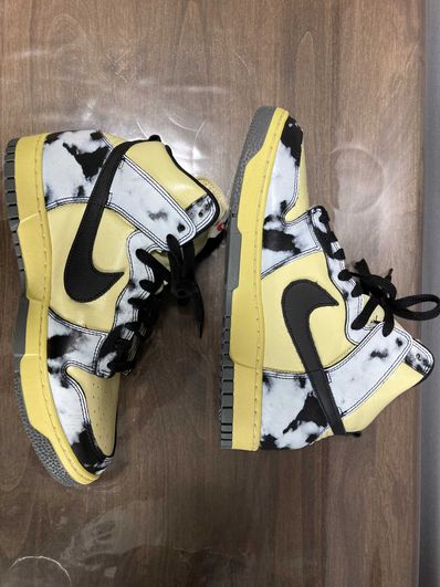 Nike Dunk High "Black Acid Wash"